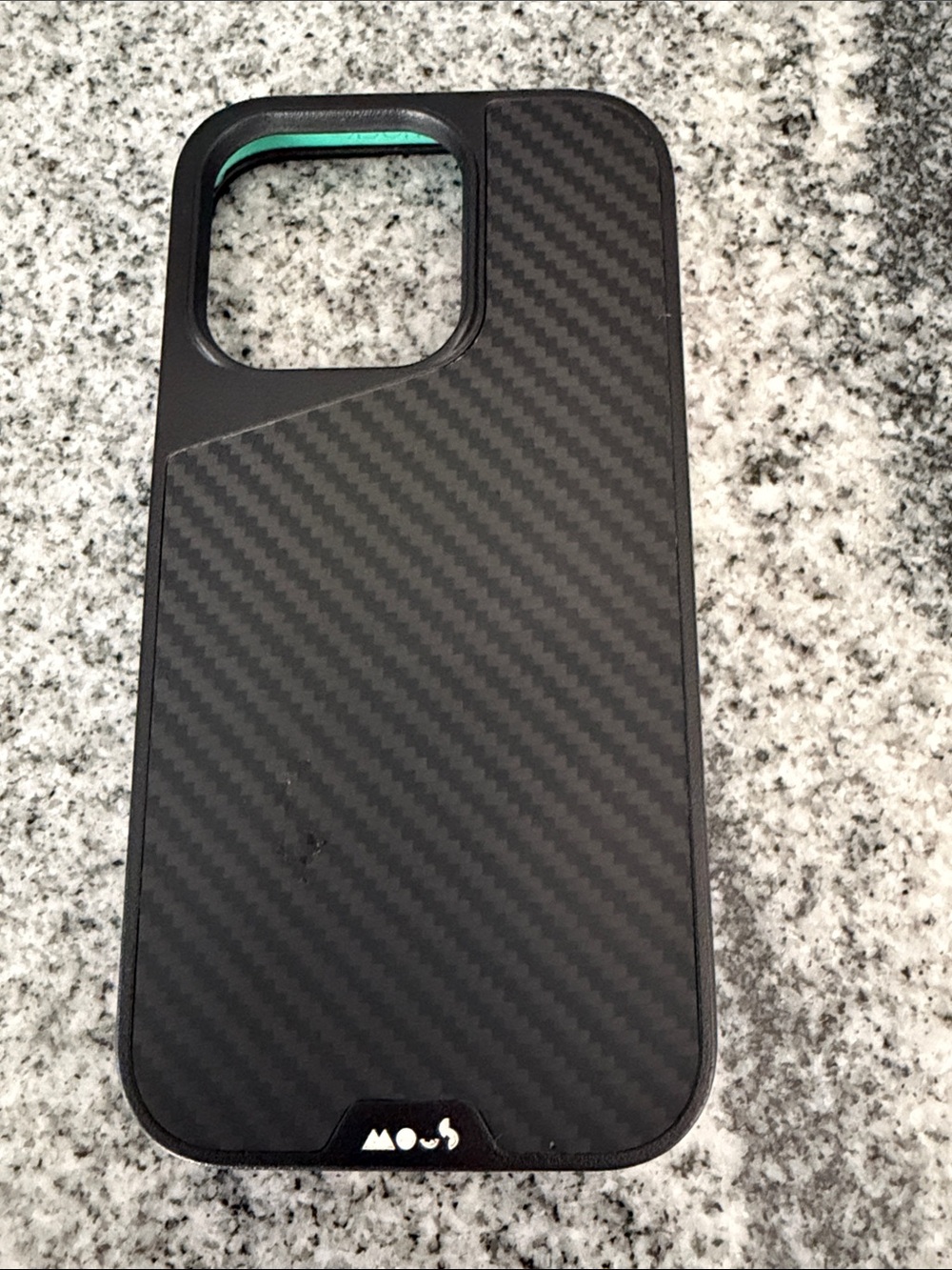 Mous Black iPhone Case, iPhone 14 Pro Aramid Fiber